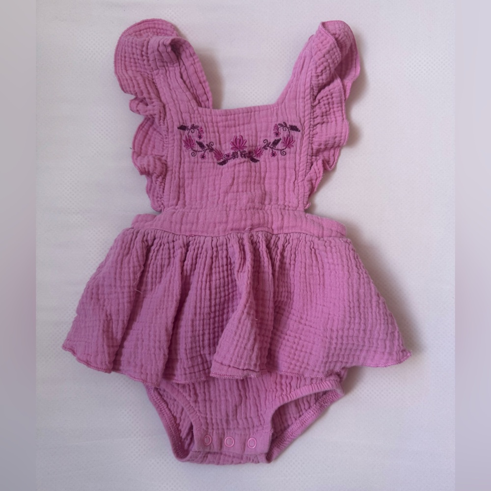 Baby Essentials Soft Pink Outfit romper dress